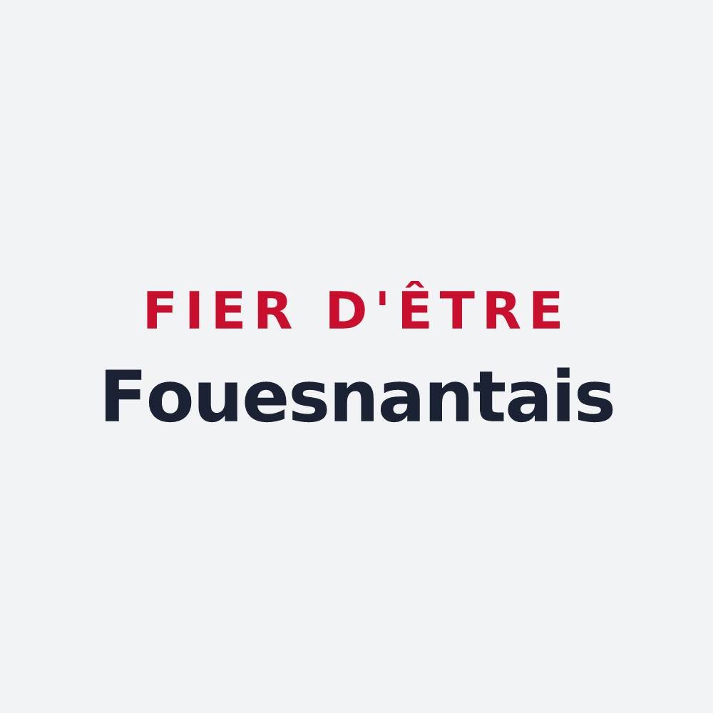 Poster « Fier d'être Fouesnantais » — design pour Fouesnant