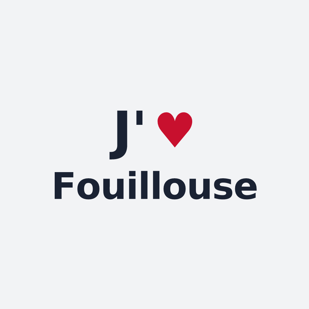 Poster personnalisé Fouillouse — design J'aime Fouillouse