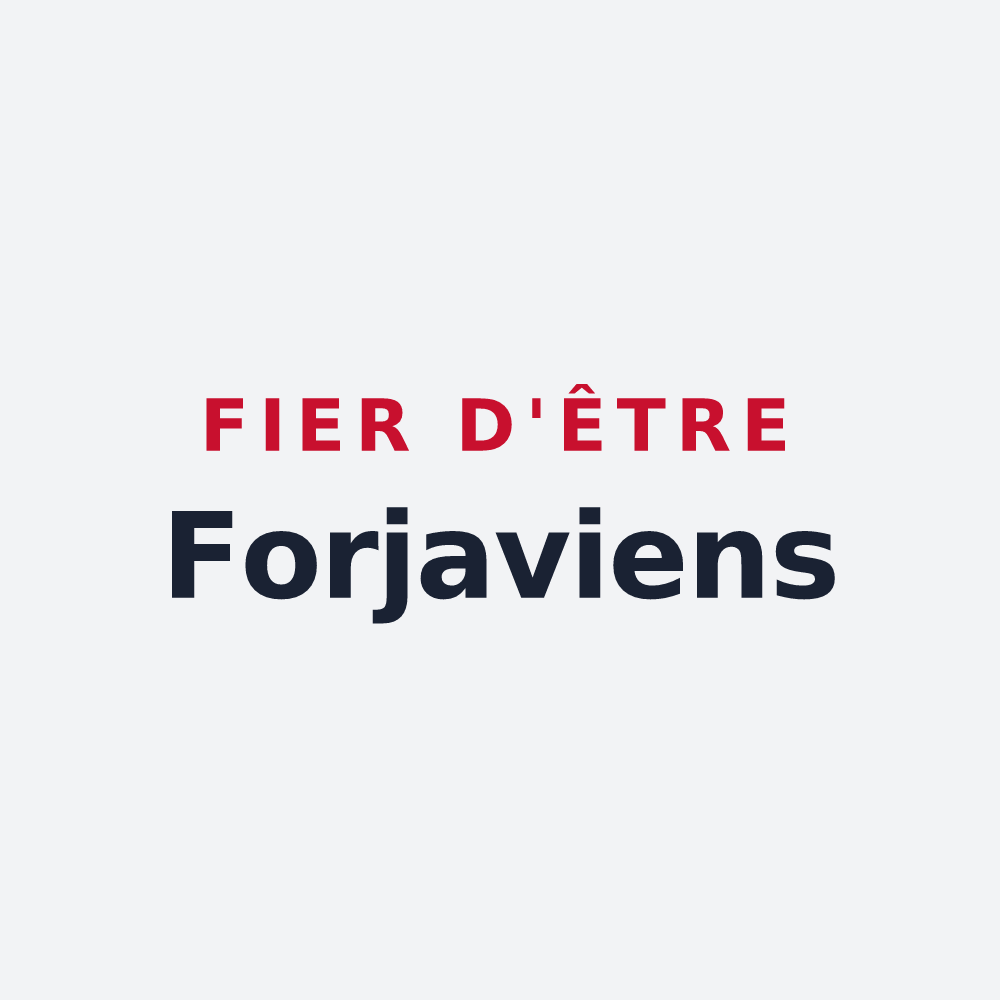 Poster « Fier d'être Forjaviens » — design pour Fouju