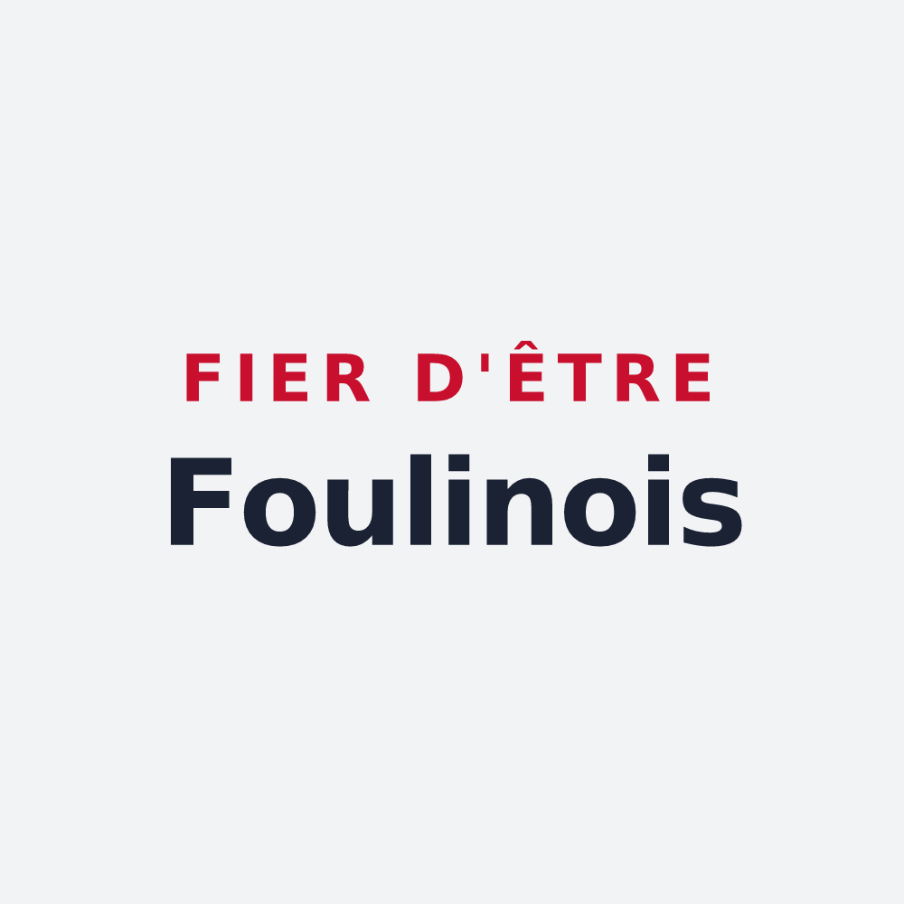 Poster « Fier d'être Foulinois » — design pour Foulain
