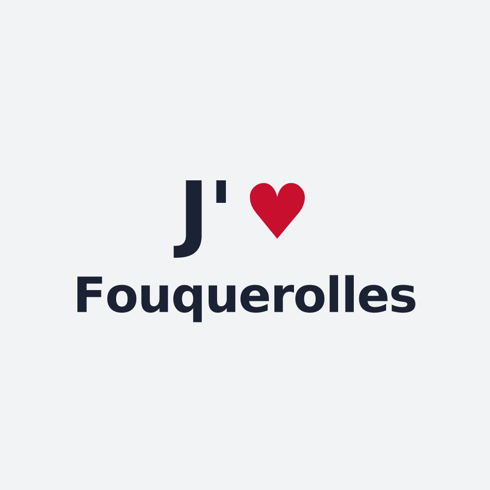 Poster personnalisé Fouquerolles — design J'aime Fouquerolles