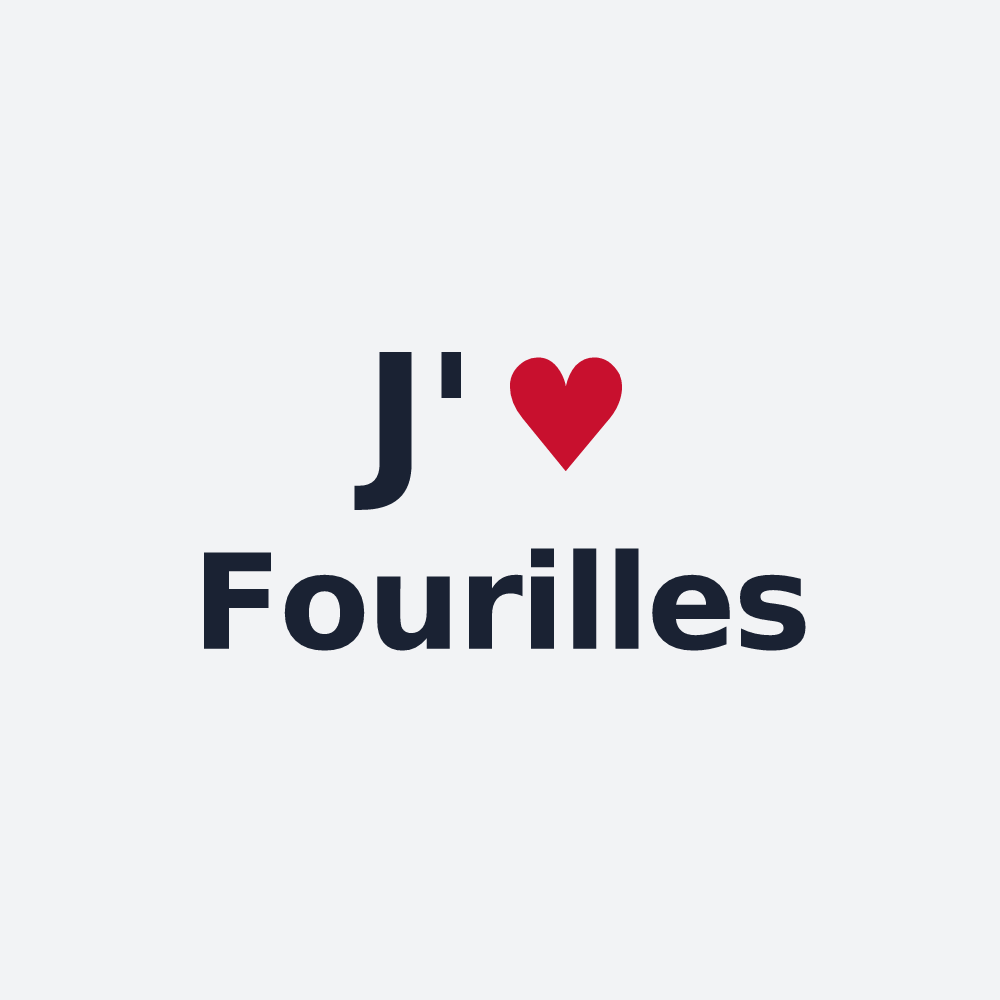 Poster personnalisé Fourilles — design J'aime Fourilles