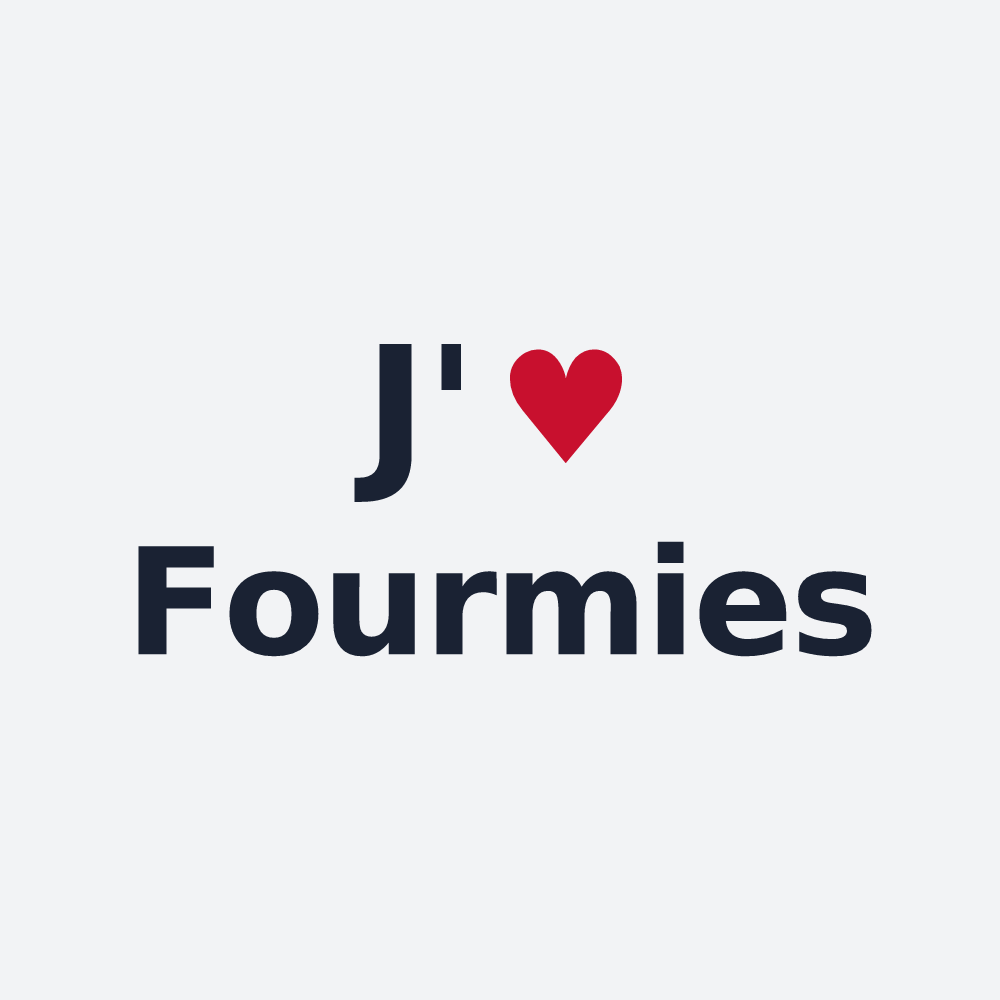Poster personnalisé Fourmies — design « J'aime Fourmies » imprimé sur le poster