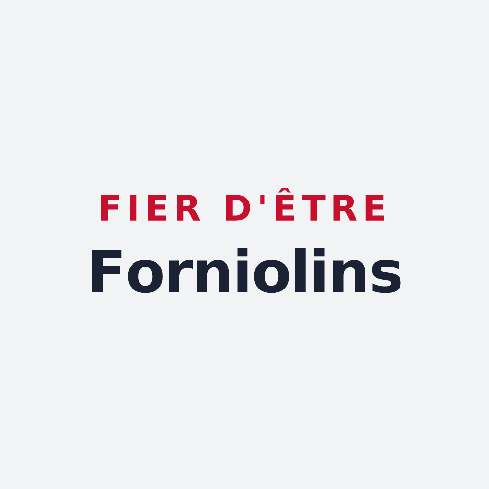 Poster « Fier d'être Forniolins » — design pour Fourneaux