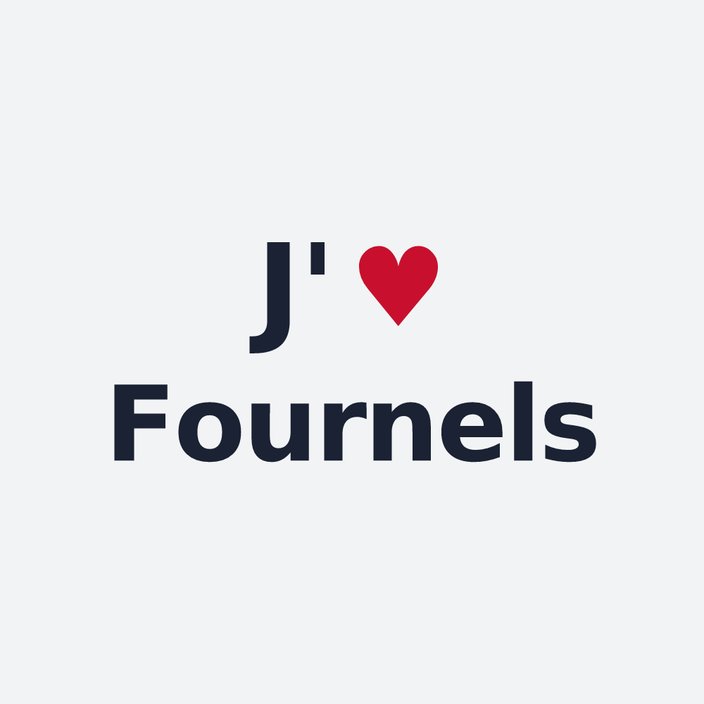 Poster personnalisé Fournels — design J'aime Fournels