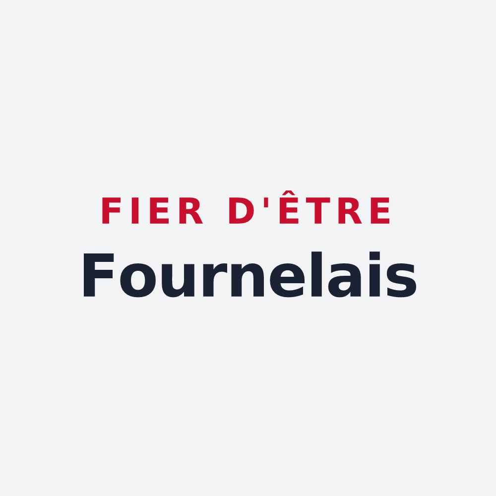 Poster « Fier d'être Fournelais » — design pour Fournels
