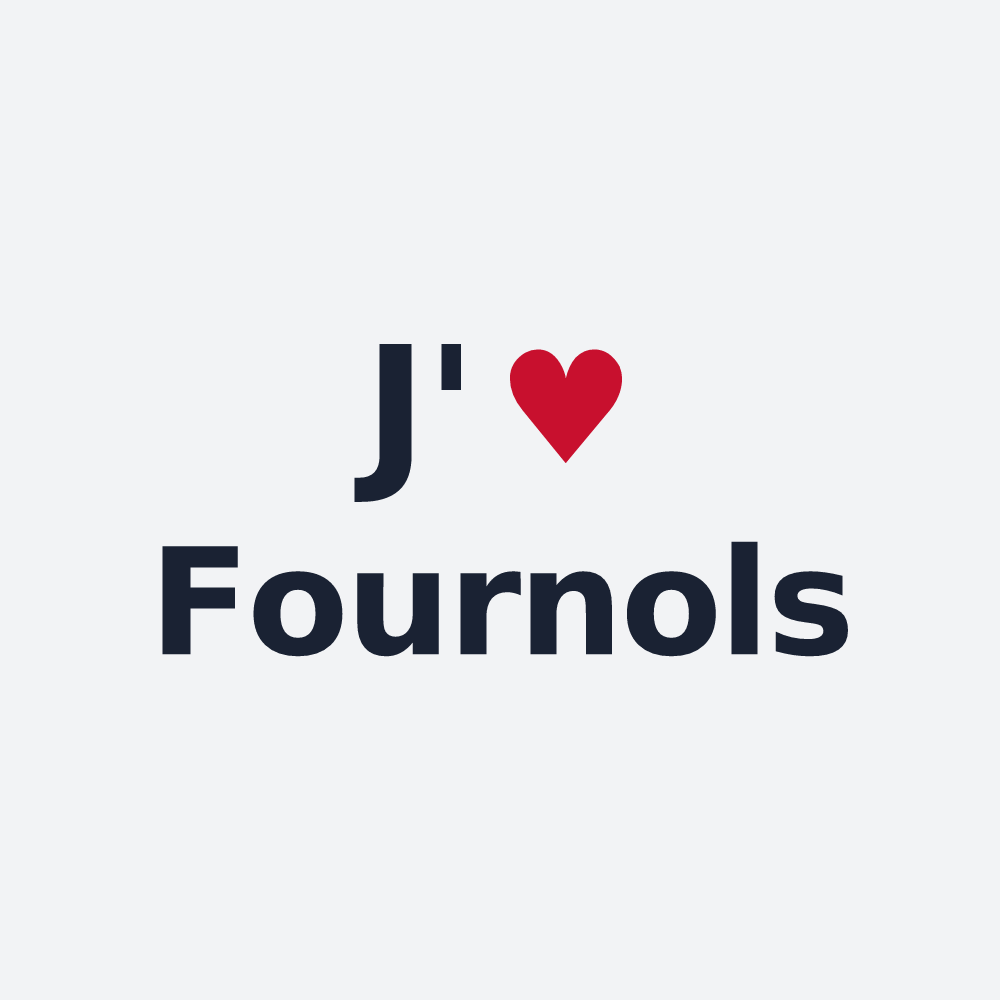 Poster personnalisé Fournols — design J'aime Fournols