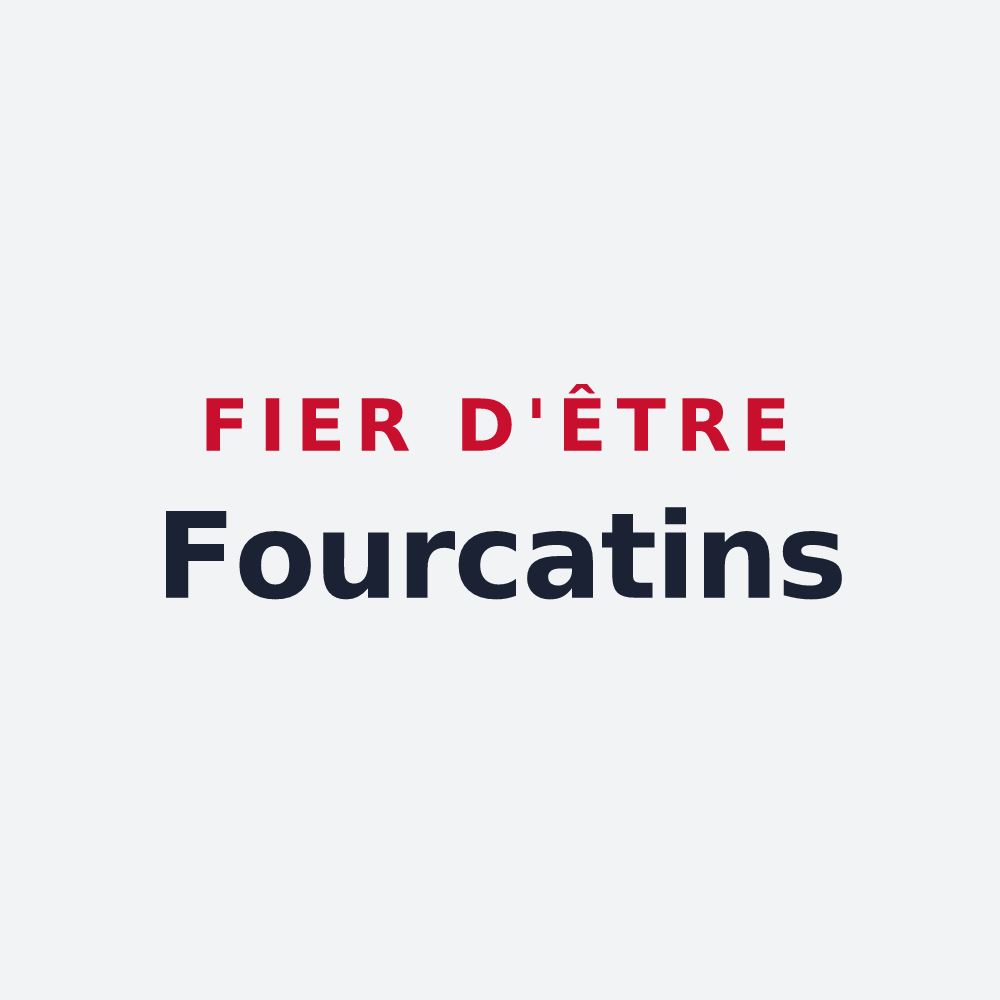 Poster « Fier d'être Fourcatins » — design pour Fourques