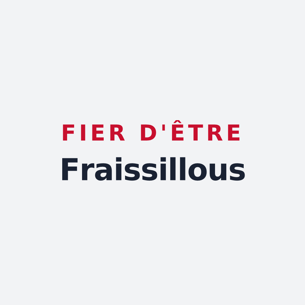 Poster « Fier d'être Fraissillous » — design pour Fraisses