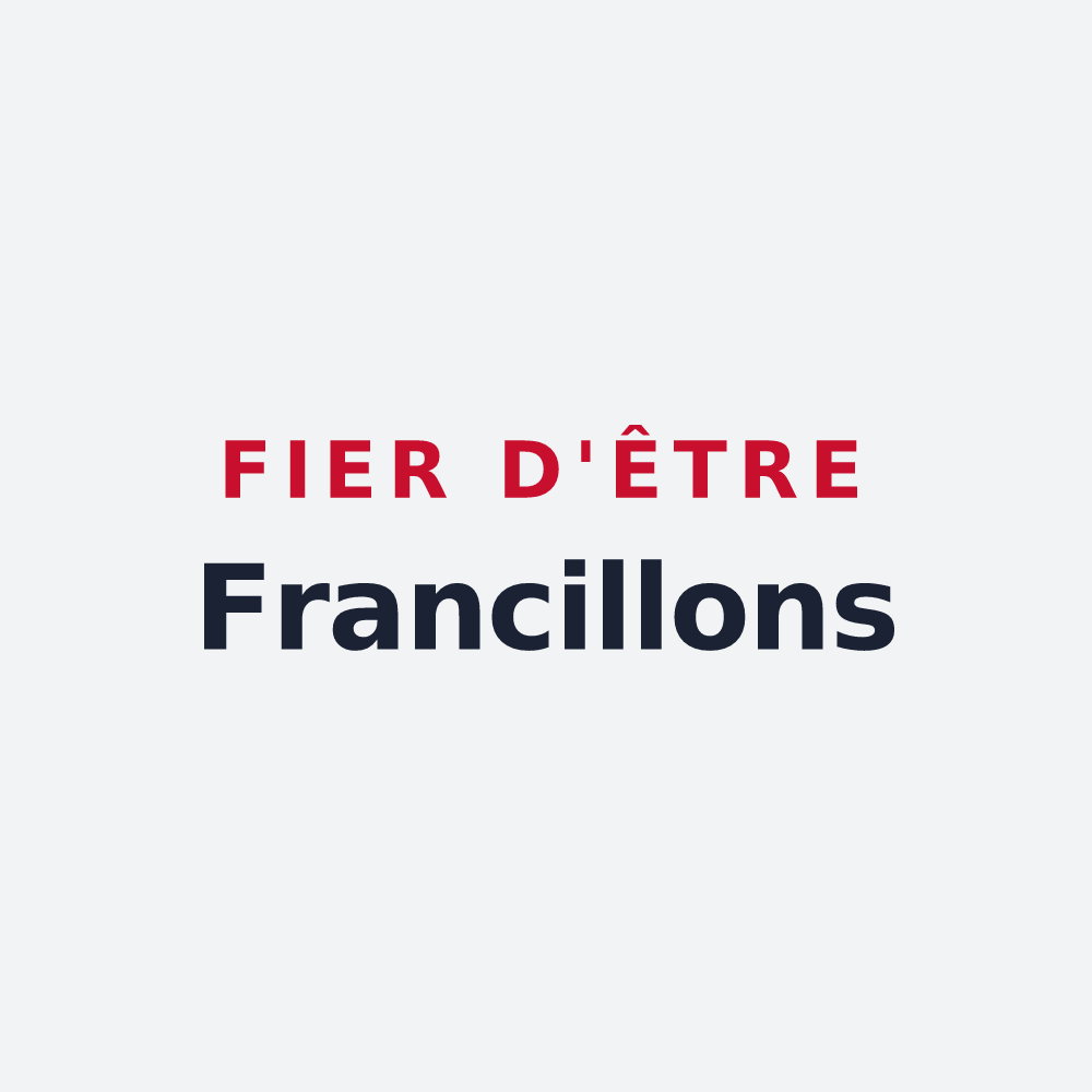 Poster « Fier d'être Francillons » — design pour Françay