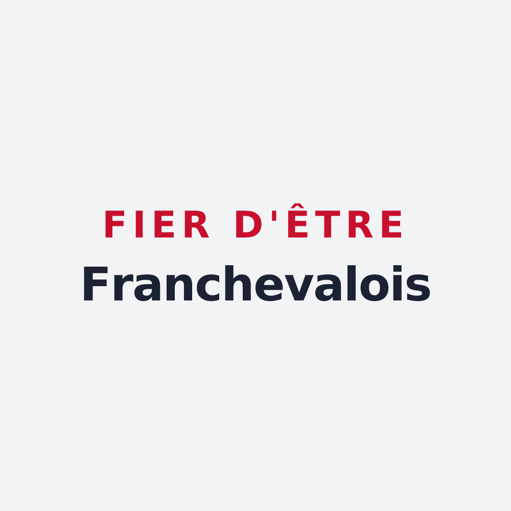 Poster « Fier d'être Franchevalois » — design pour Francheval