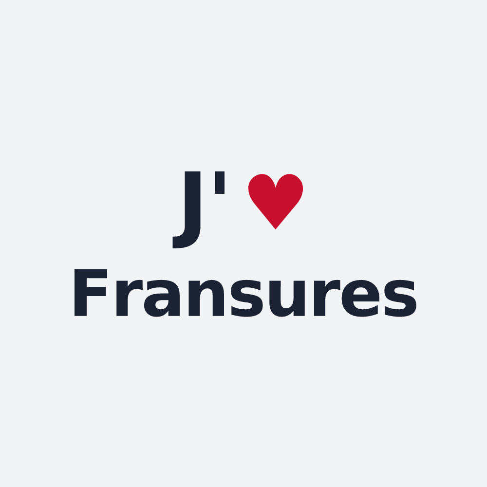 Poster personnalisé Fransures — design J'aime Fransures