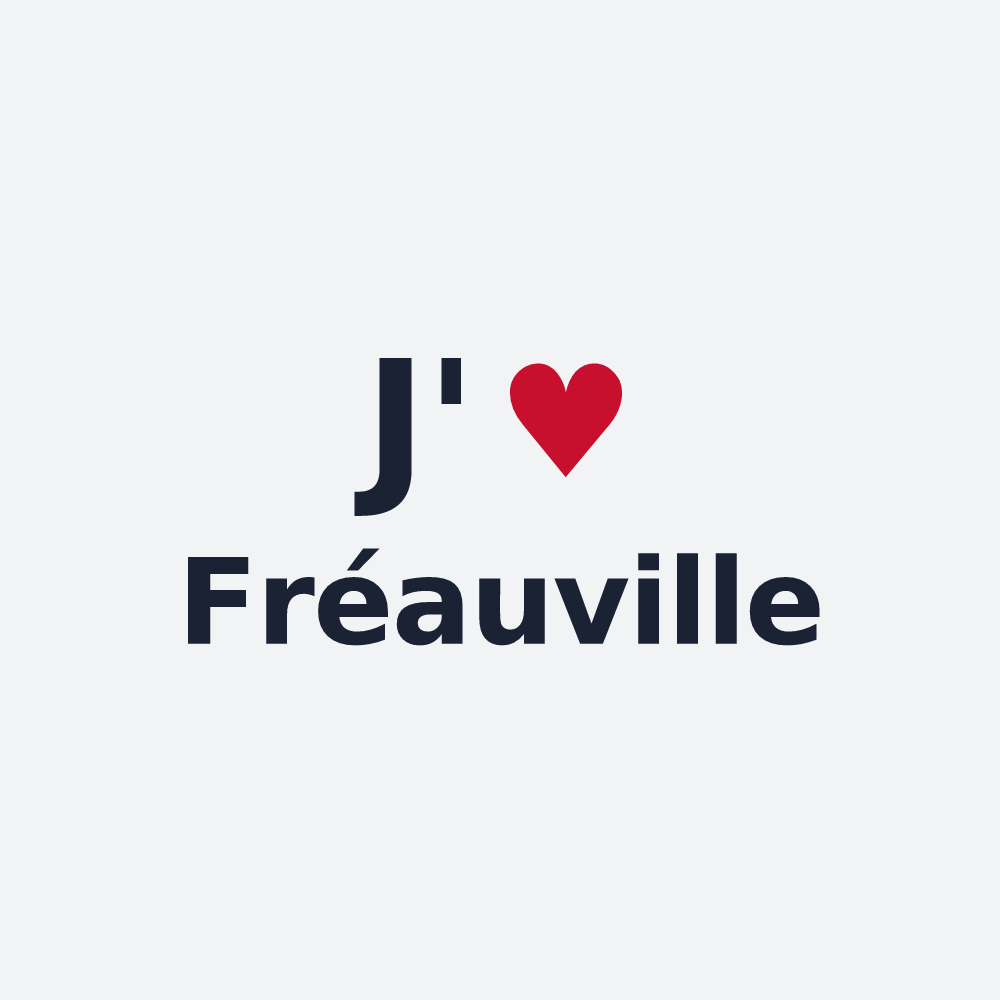 Poster personnalisé Fréauville — design J'aime Fréauville