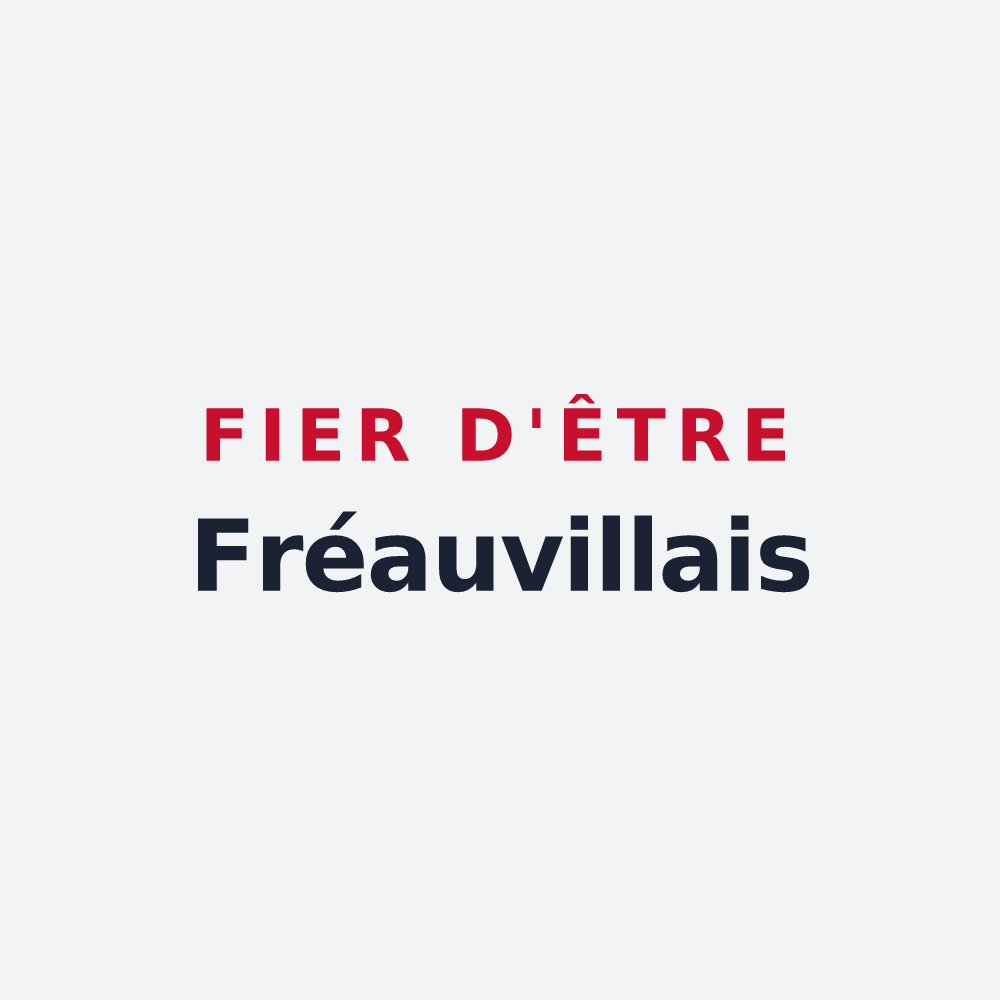 Poster « Fier d'être Fréauvillais » — design pour Fréauville