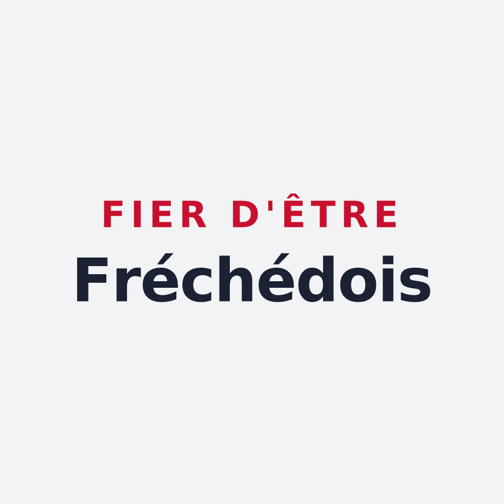 Poster « Fier d'être Fréchédois » — design pour Fréchède