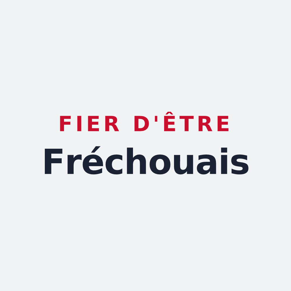 Poster « Fier d'être Fréchouais » — design pour Fréchou-Fréchet