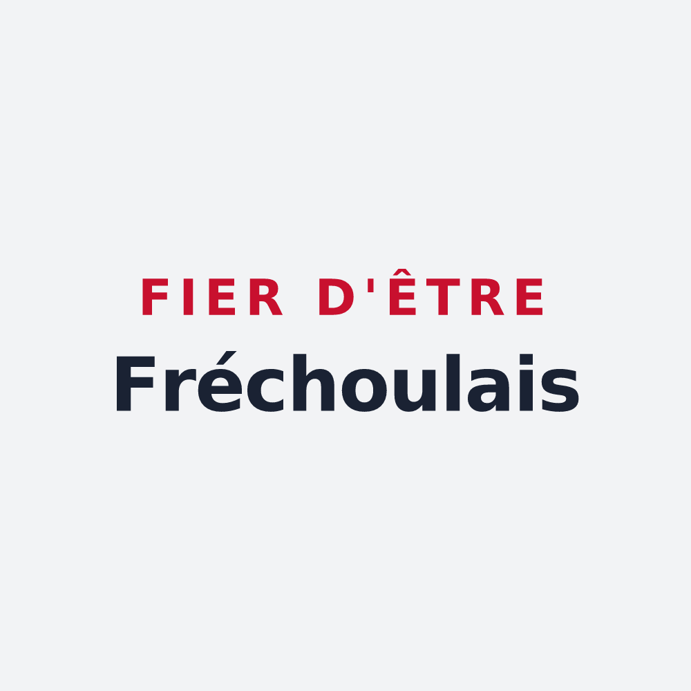 Poster « Fier d'être Fréchoulais » — design pour Fréchou