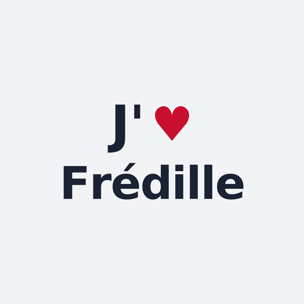 Poster personnalisé Frédille — design J'aime Frédille