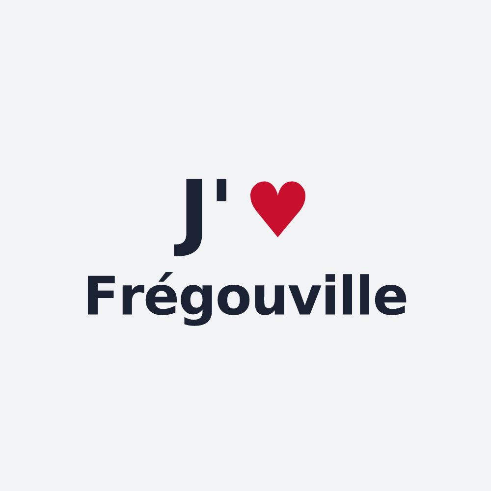 Poster personnalisé Frégouville — design J'aime Frégouville
