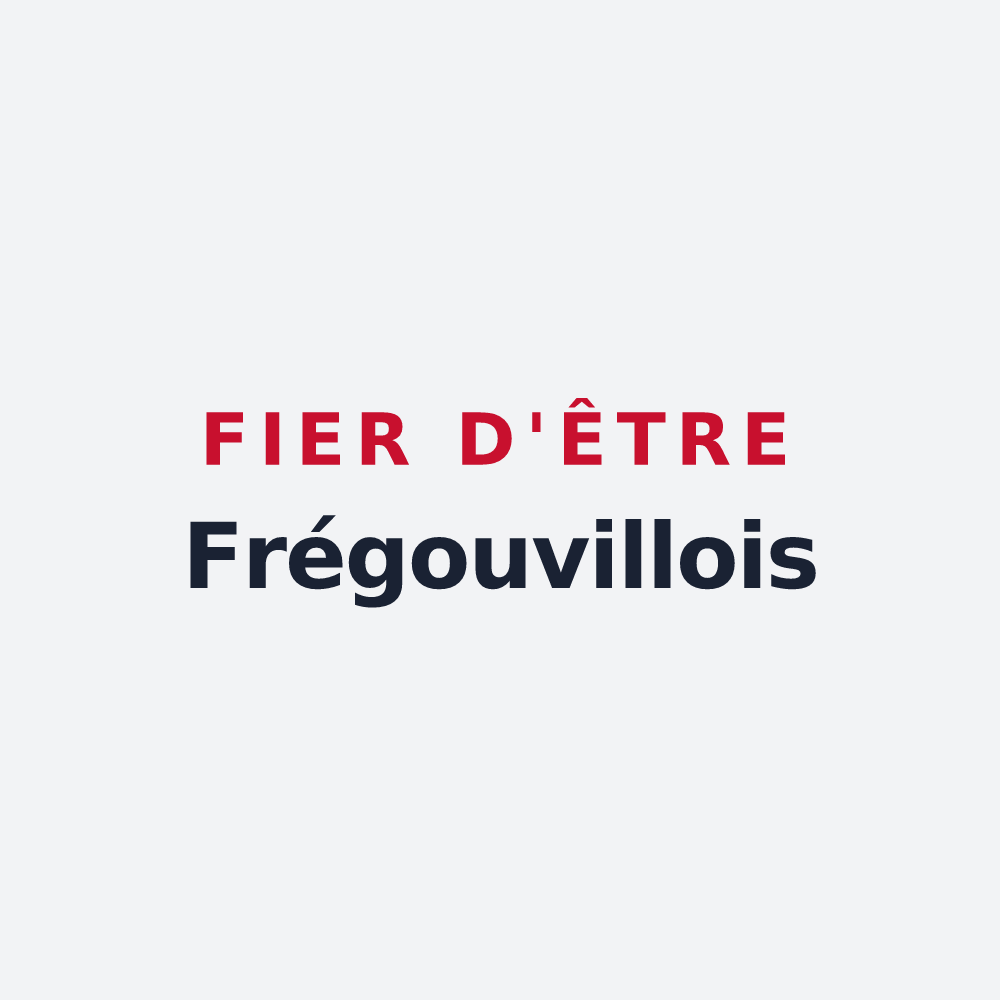 Poster « Fier d'être Frégouvillois » — design pour Frégouville