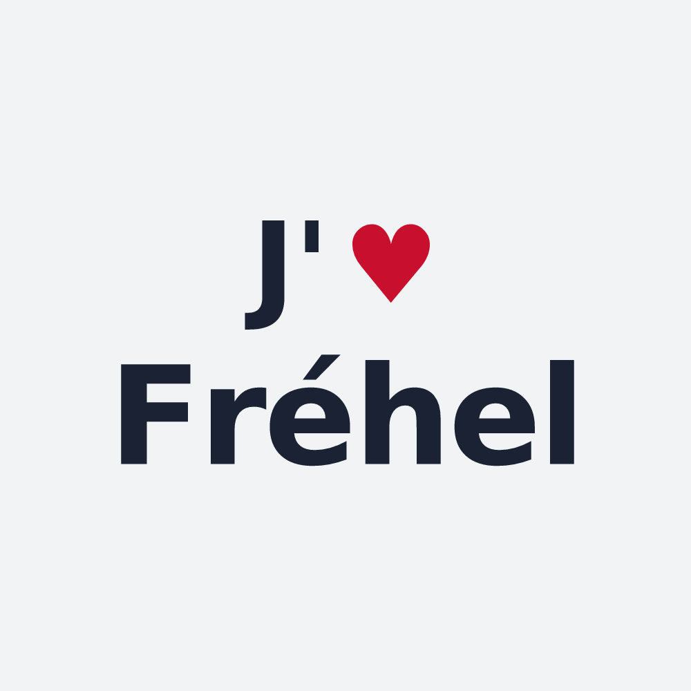 Poster personnalisé Fréhel — design J'aime Fréhel