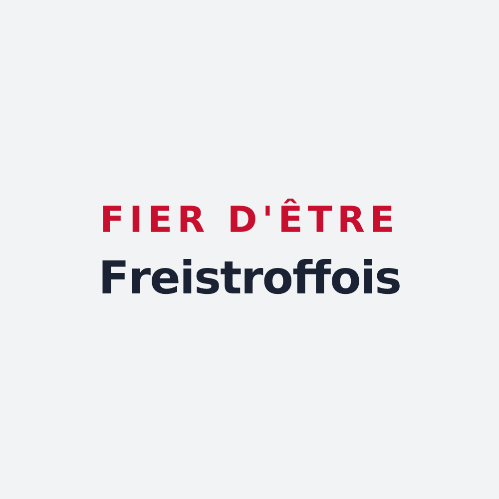 Poster « Fier d'être Freistroffois » — design pour Freistroff
