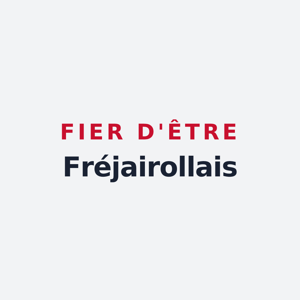 Poster « Fier d'être Fréjairollais » — design pour Fréjairolles
