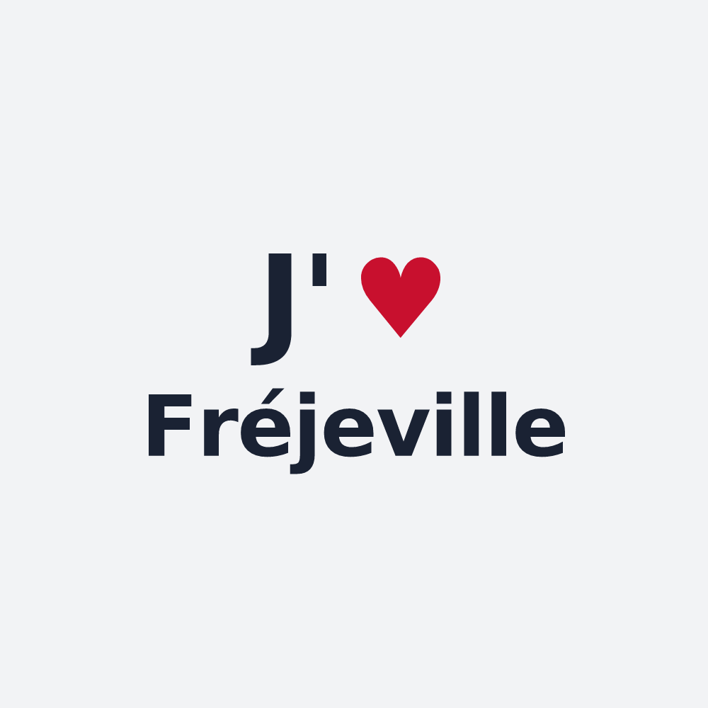 Poster personnalisé Fréjeville — design J'aime Fréjeville