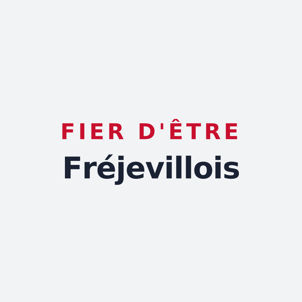 Poster « Fier d'être Fréjevillois » — design pour Fréjeville
