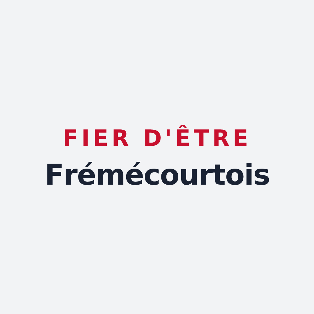 Poster « Fier d'être Frémécourtois » — design pour Frémécourt
