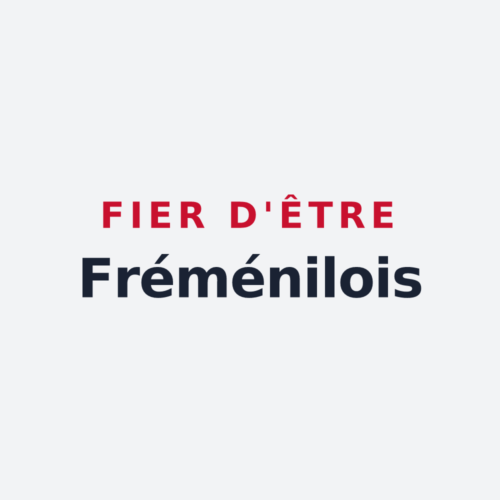 Poster « Fier d'être Fréménilois » — design pour Fréménil
