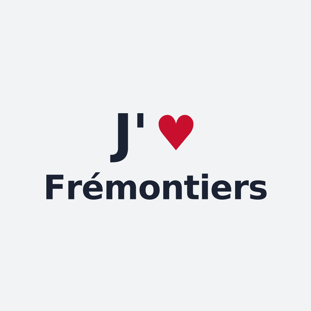 Poster personnalisé Frémontiers — design J'aime Frémontiers
