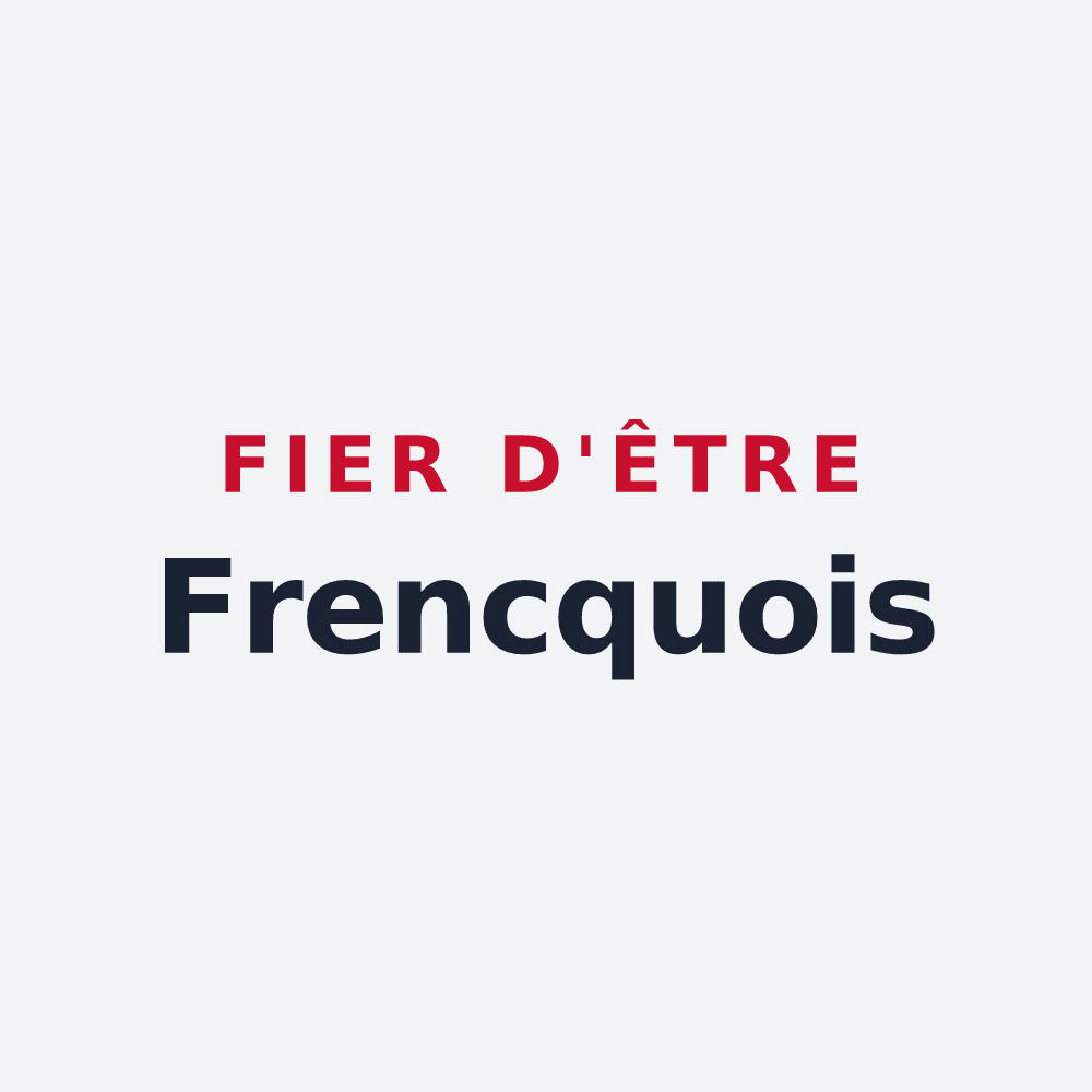 Poster « Fier d'être Frencquois » — design pour Frencq