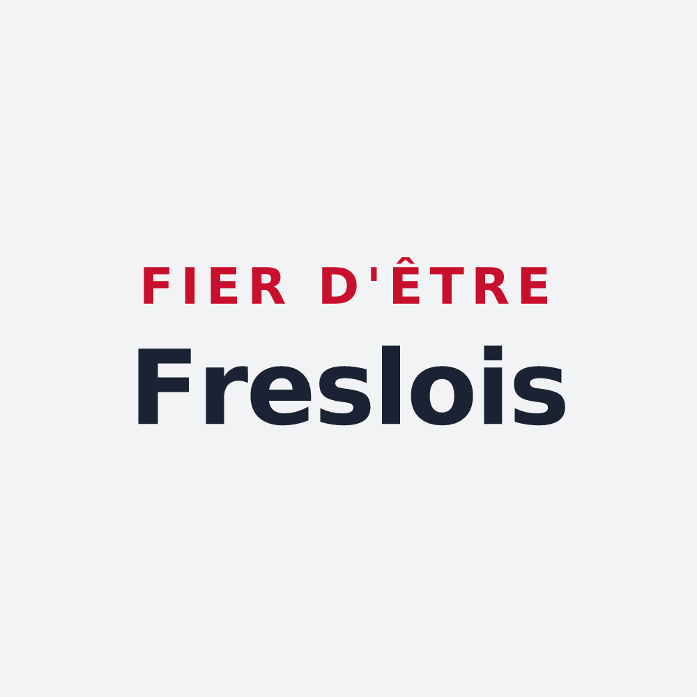 Poster « Fier d'être Freslois » — design pour Fresles