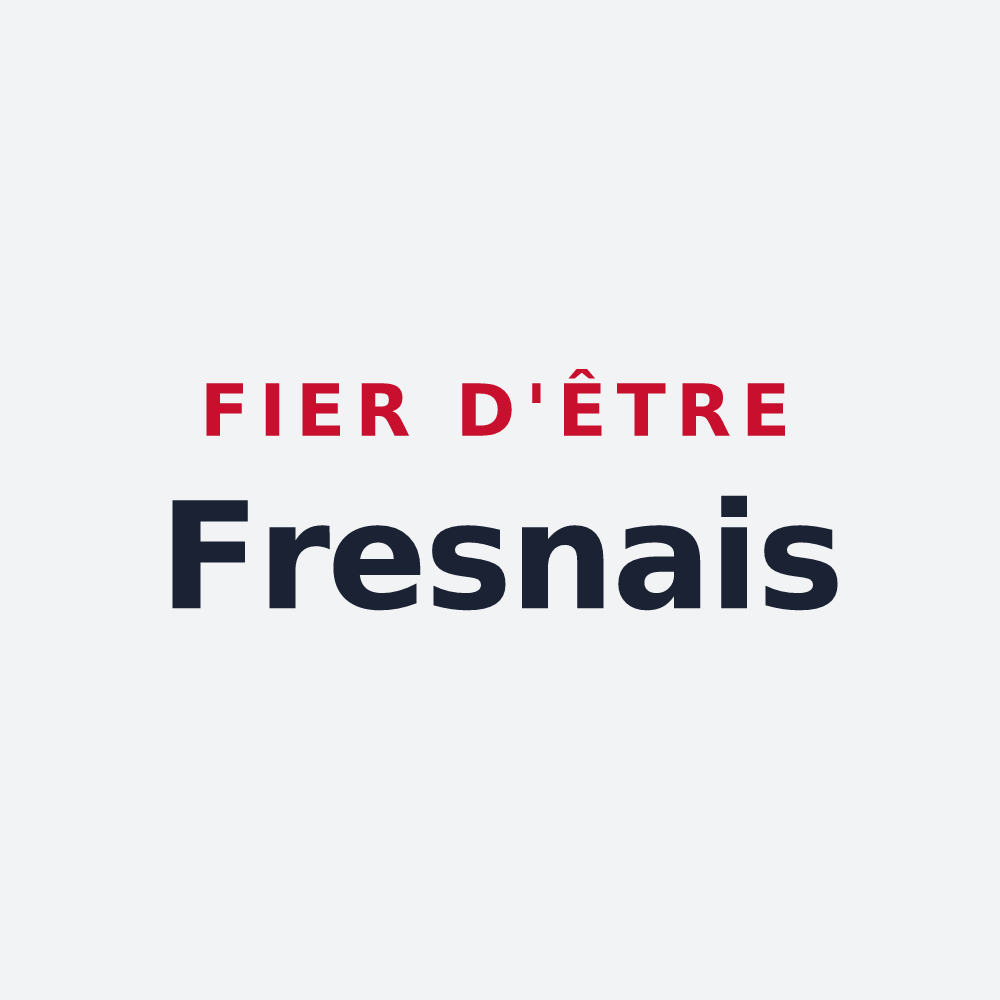 Poster « Fier d'être Fresnais » — design pour Fresne-Cauverville