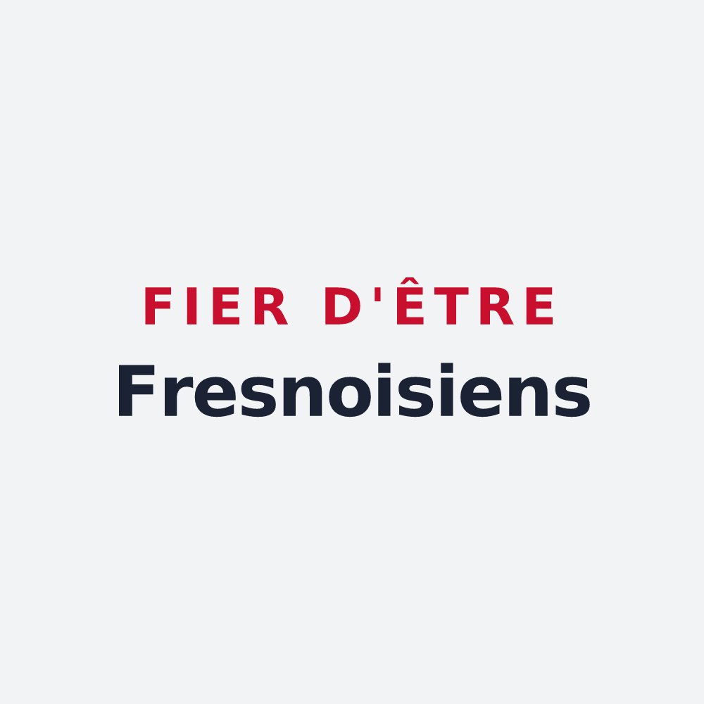 Poster « Fier d'être Fresnoisiens » — design pour Fresnois-la-Montagne