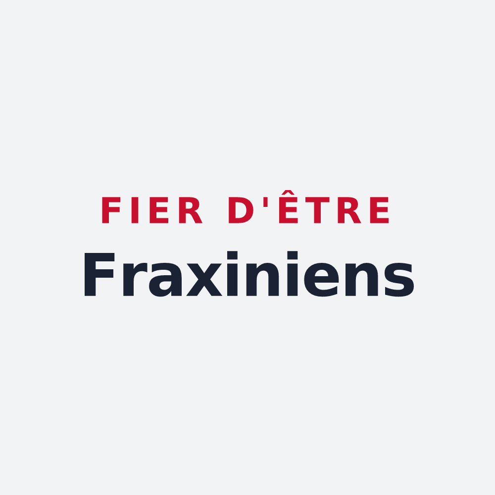 Poster « Fier d'être Fraxiniens » — design pour Fresnoy-en-Chaussée