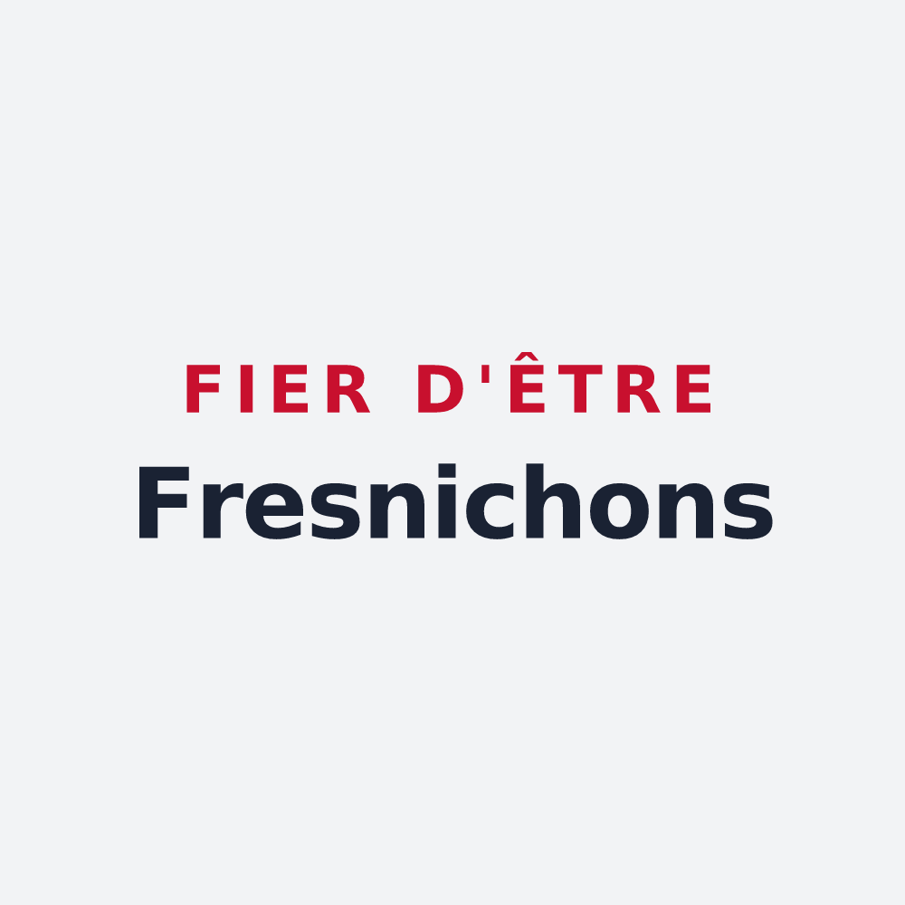 Poster « Fier d'être Fresnichons » — design pour Fresnoy-le-Château