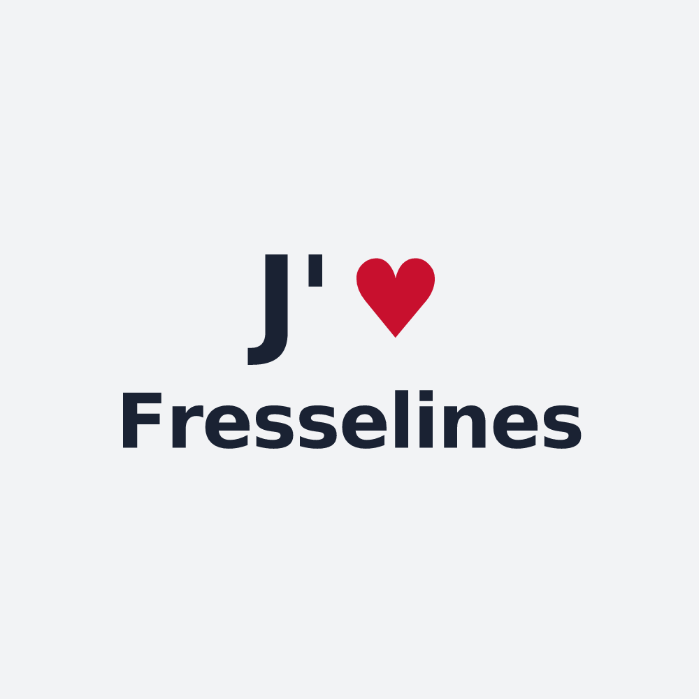 Poster personnalisé Fresselines — design J'aime Fresselines