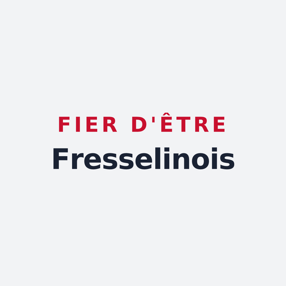 Poster « Fier d'être Fresselinois » — design pour Fresselines