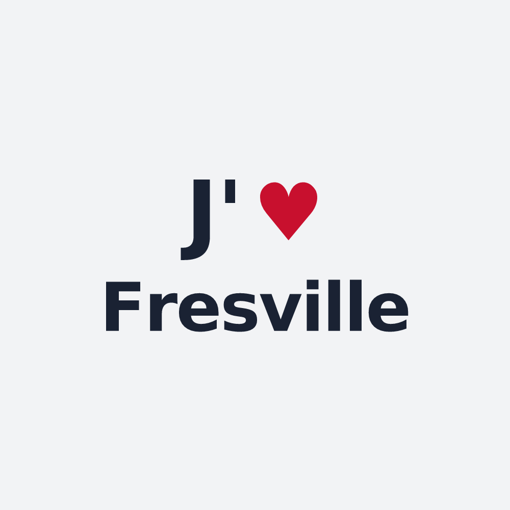 Poster personnalisé Fresville — design J'aime Fresville