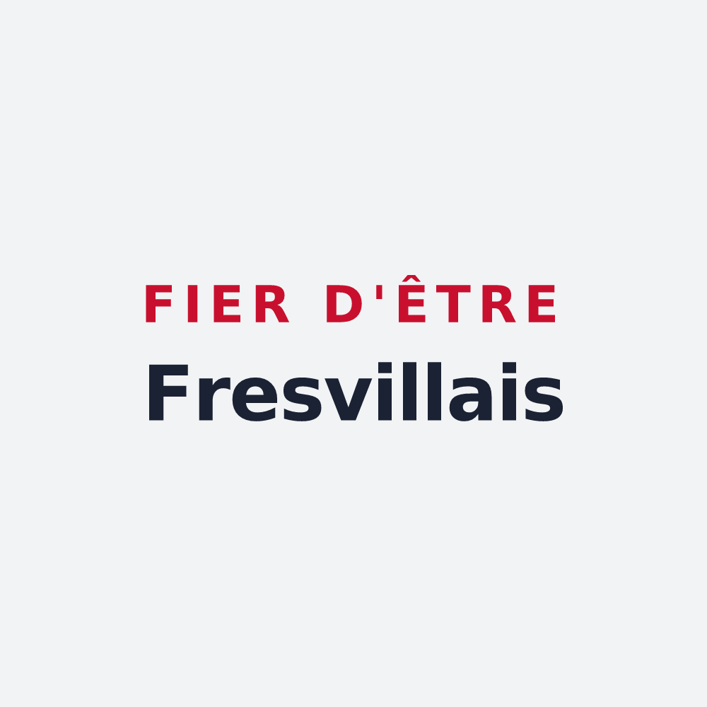 Poster « Fier d'être Fresvillais » — design pour Fresville