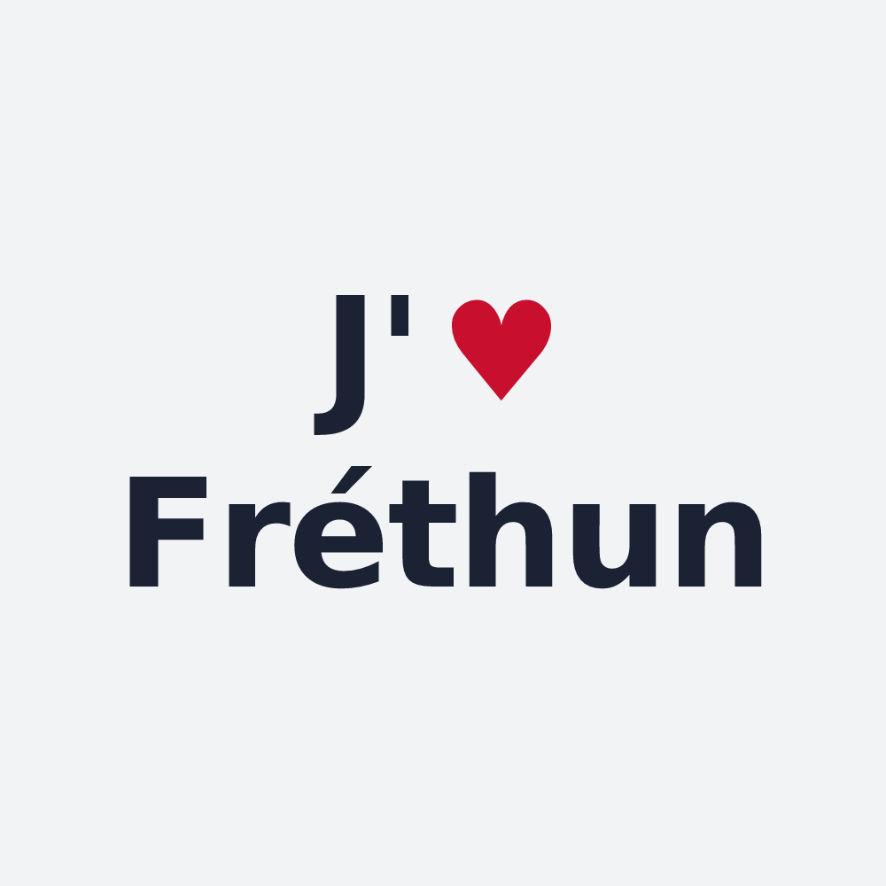 Poster personnalisé Fréthun — design J'aime Fréthun