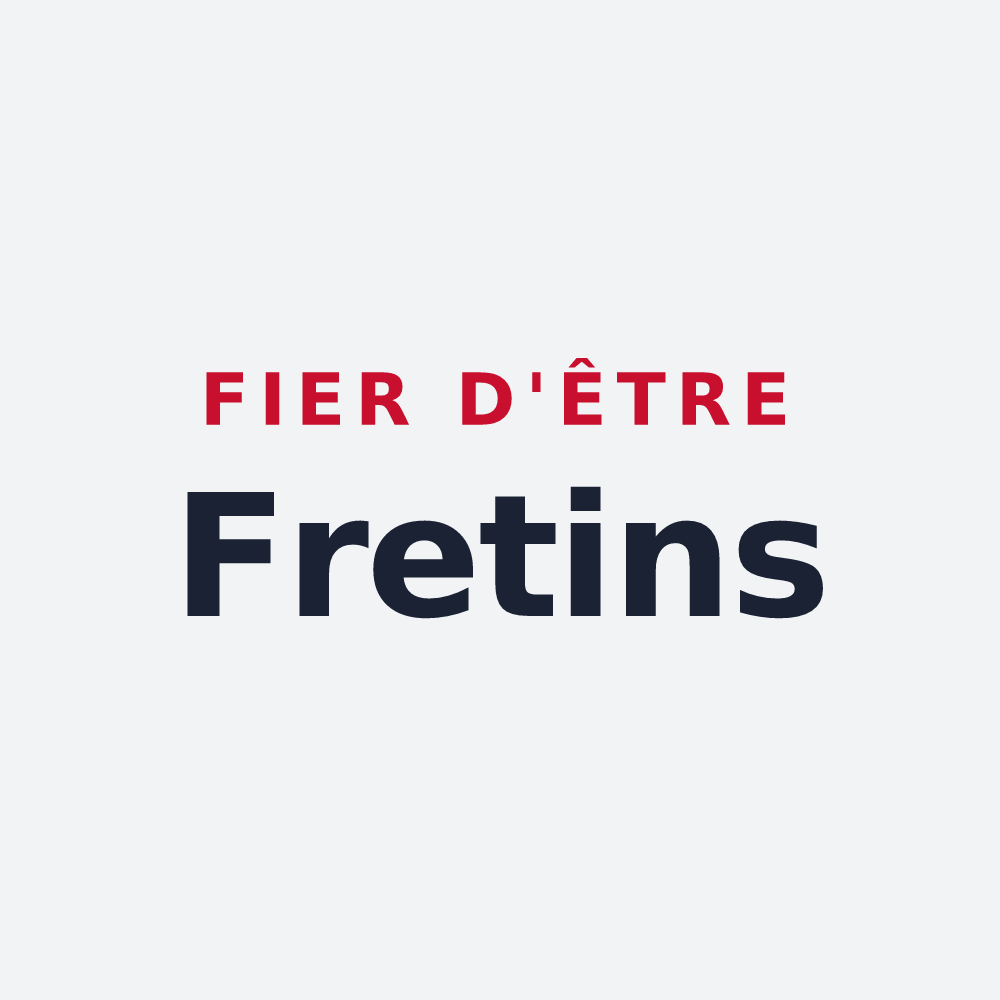 Poster « Fier d'être Fretins » — design pour Fretigney-et-Velloreille