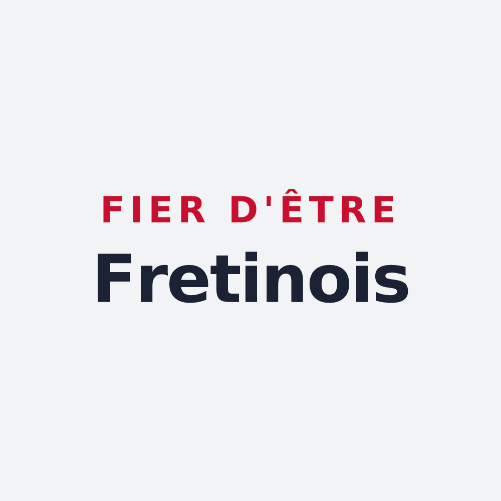 Poster « Fier d'être Fretinois » — design pour Fretin