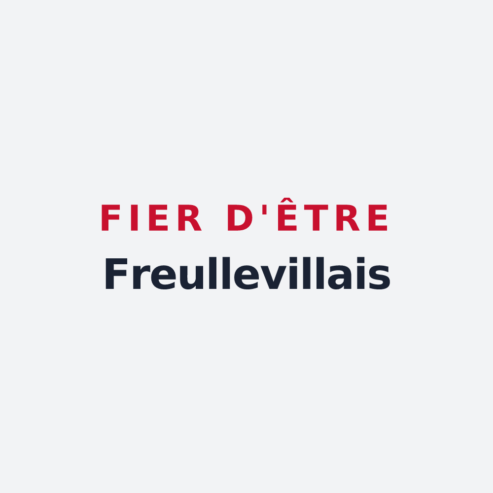 Poster « Fier d'être Freullevillais » — design pour Freulleville