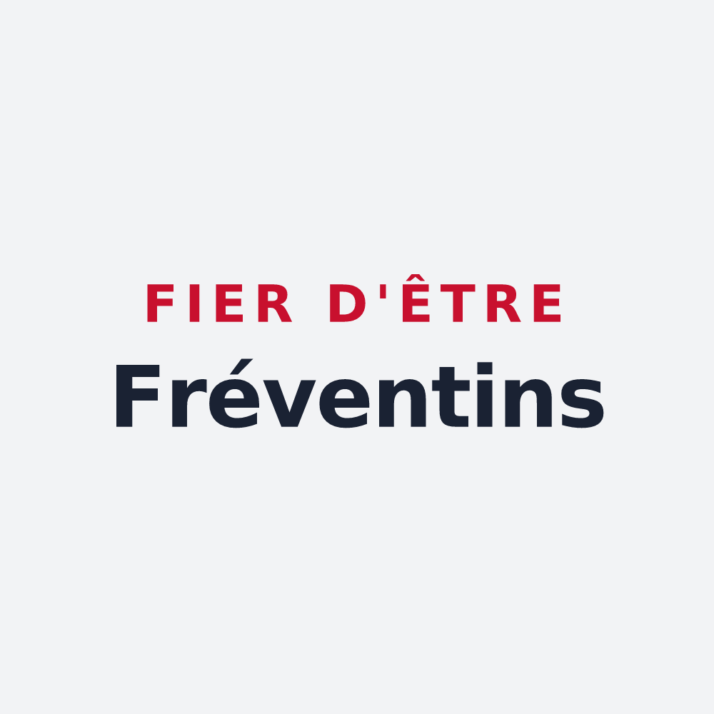 Poster « Fier d'être Fréventins » — design pour Frévent