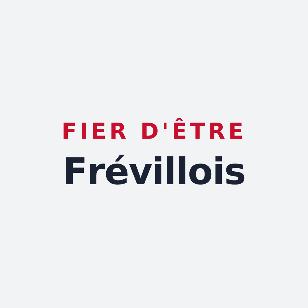 Poster « Fier d'être Frévillois » — design pour Fréville-du-Gâtinais