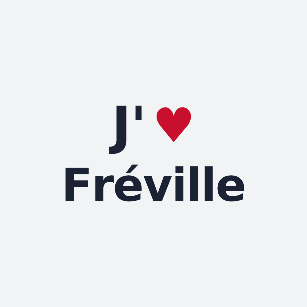 Poster personnalisé Fréville — design J'aime Fréville