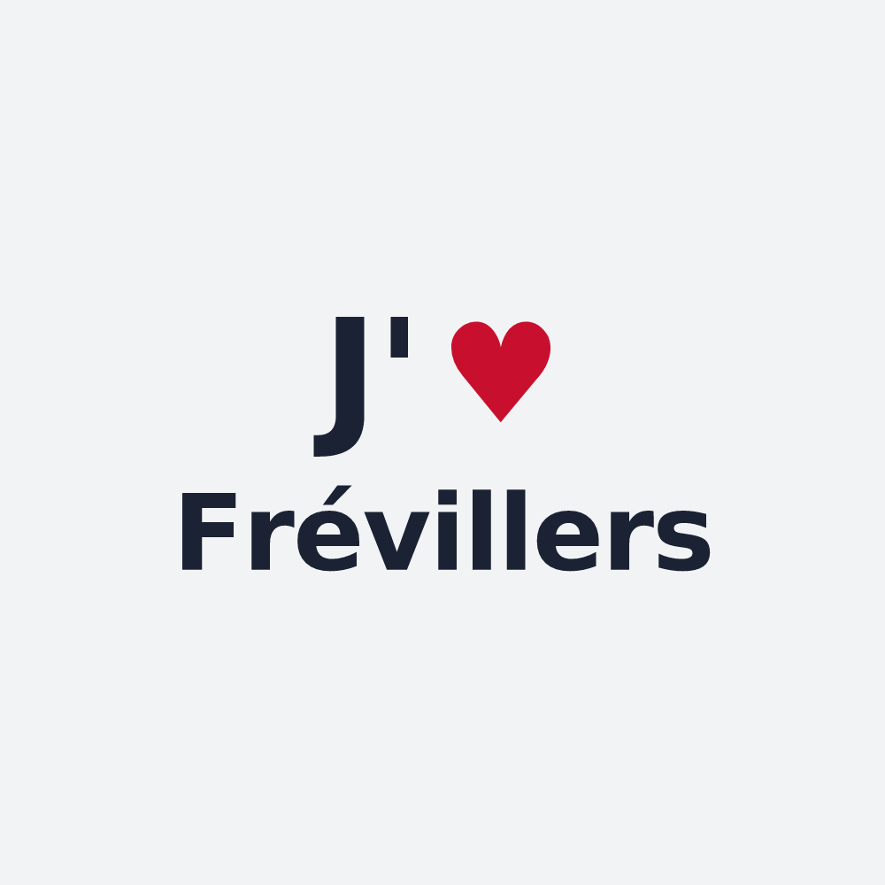 Poster personnalisé Frévillers — design J'aime Frévillers